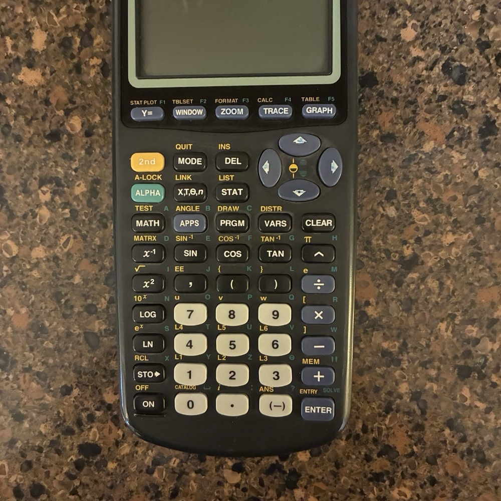 Texas Instruments TI-83 Plus Graphing Calculator w/ Cover Tested Working - Picture 8 of 9